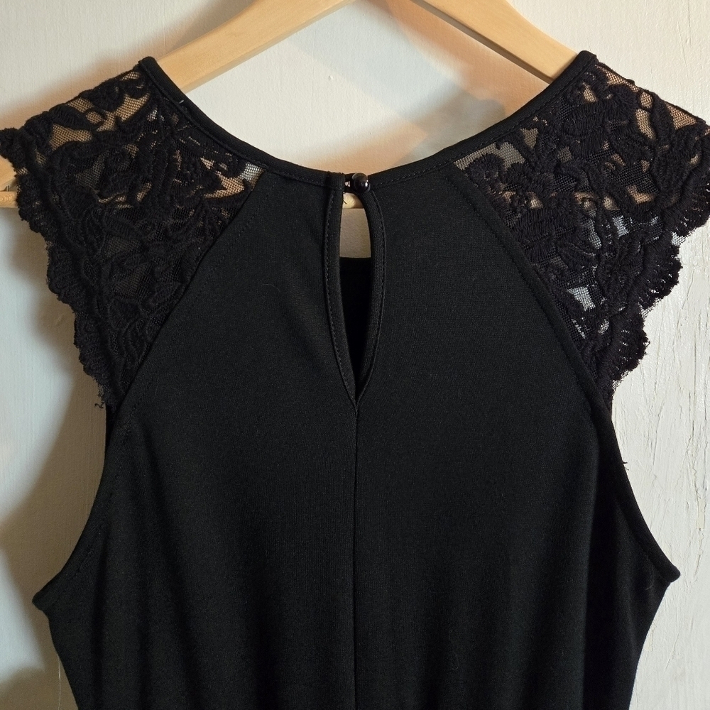 NWT, Altar'd State Pleated Fit & Flare Dress Women's Medium, Sleeveless, Black - Picture 8 of 12
